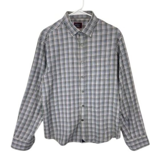 UNTUCKit Plaid Shirt Men’s Size M Long Sleeve Button Front Casual Multicolor - Picture 1 of 7